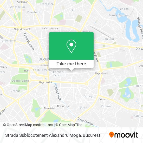 Strada Sublocotenent Alexandru Moga map
