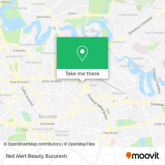 Red Alert Beauty map