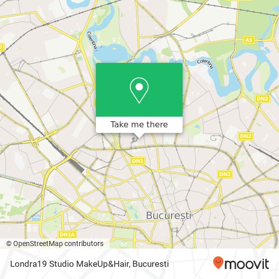 Londra19 Studio MakeUp&Hair map