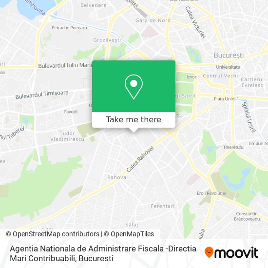 Agentia Nationala de Administrare Fiscala -Directia Mari Contribuabili map