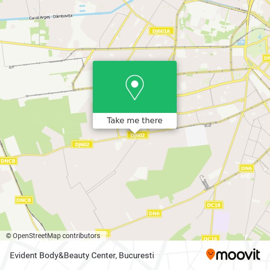 Evident Body&Beauty Center map