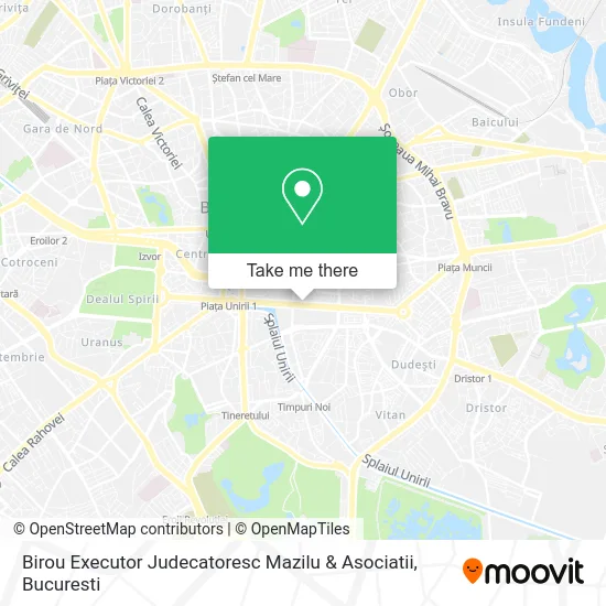 Birou Executor Judecatoresc Mazilu & Asociatii map