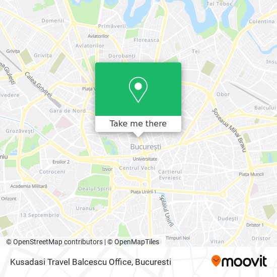 Kusadasi Travel Balcescu Office map