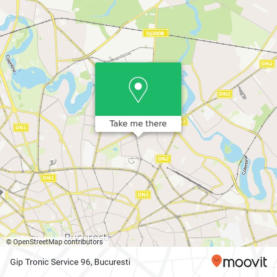 Gip Tronic Service 96 map