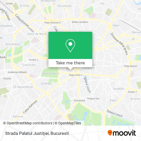 Strada Palatul Justiţiei map