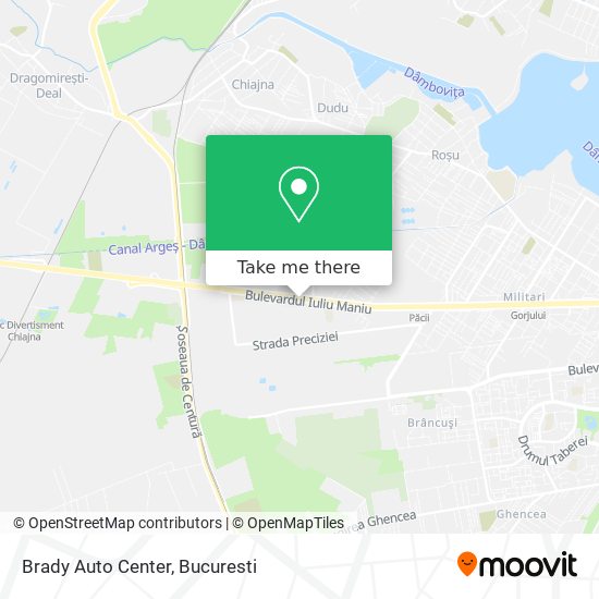 Brady Auto Center map