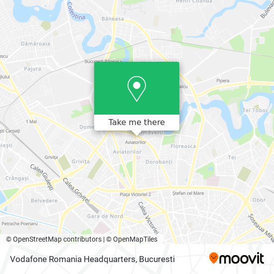 Vodafone Romania Headquarters map