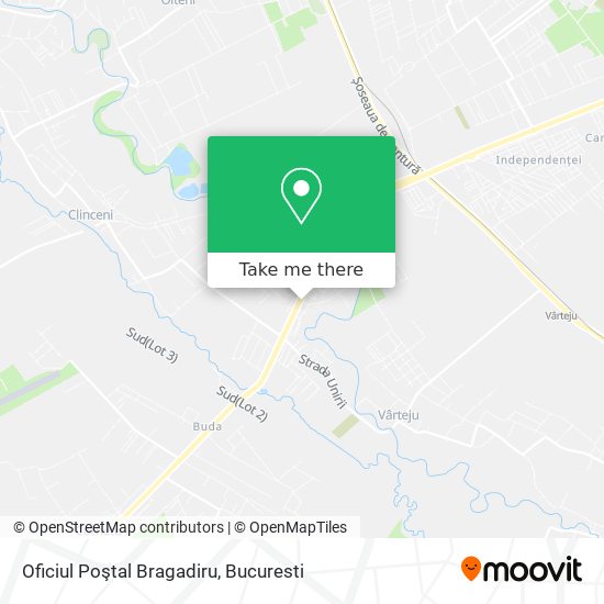 Oficiul Poştal Bragadiru map