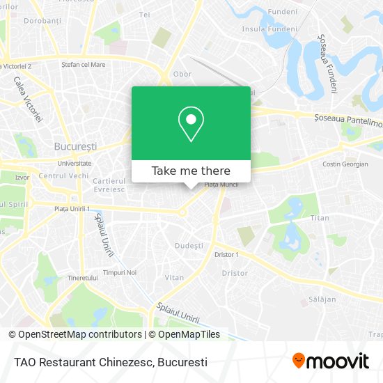 TAO Restaurant Chinezesc map