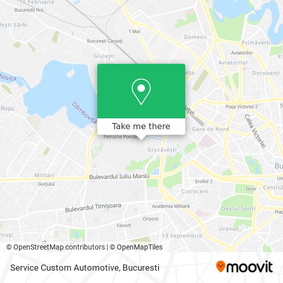 Service Custom Automotive map