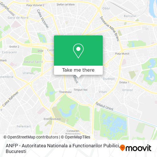 ANFP - Autoritatea Nationala a Functionarilor Pubilici map