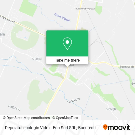 Depozitul ecologic Vidra - Eco Sud SRL map
