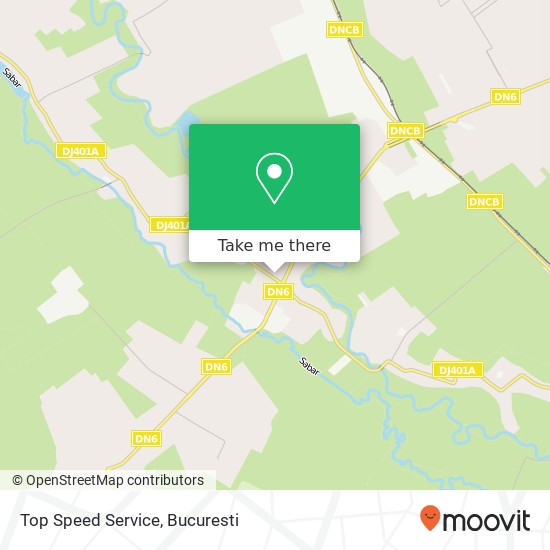 Top Speed Service map
