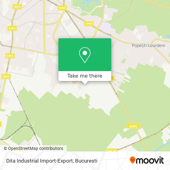 Dita Industrial Import-Export map