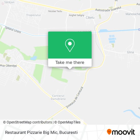 Restaurant Pizzarie Big Mic map