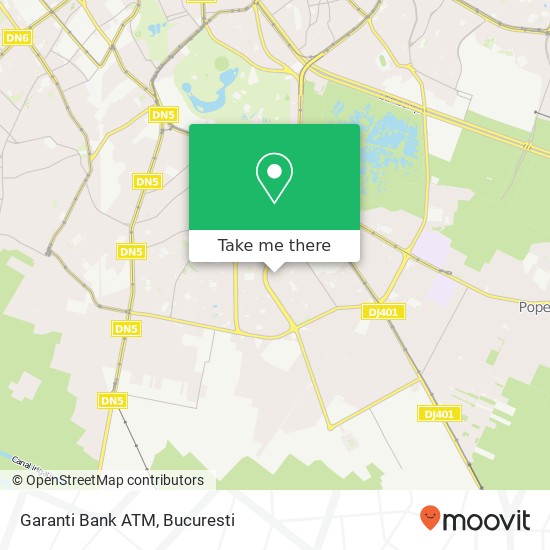 Garanti Bank ATM map