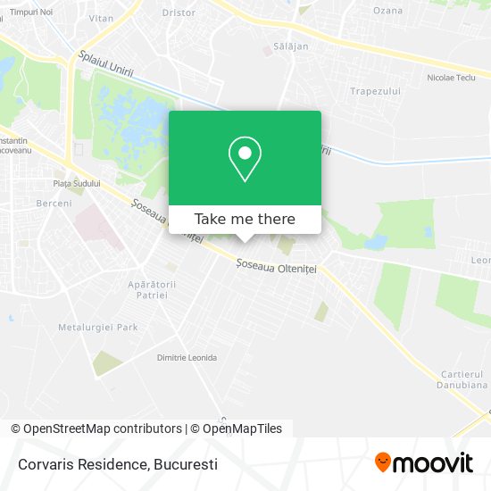 Corvaris Residence map