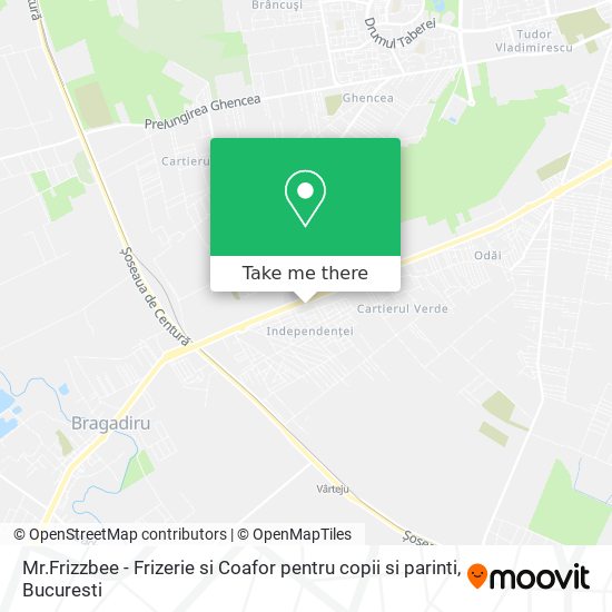 Mr.Frizzbee - Frizerie si Coafor pentru copii si parinti map