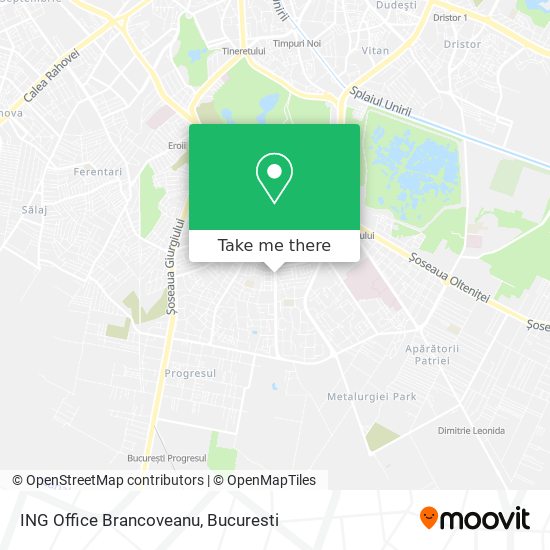 ING Office Brancoveanu map