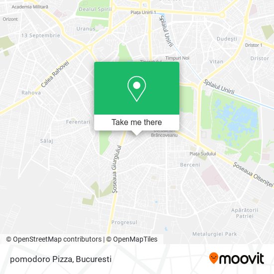 pomodoro Pizza map