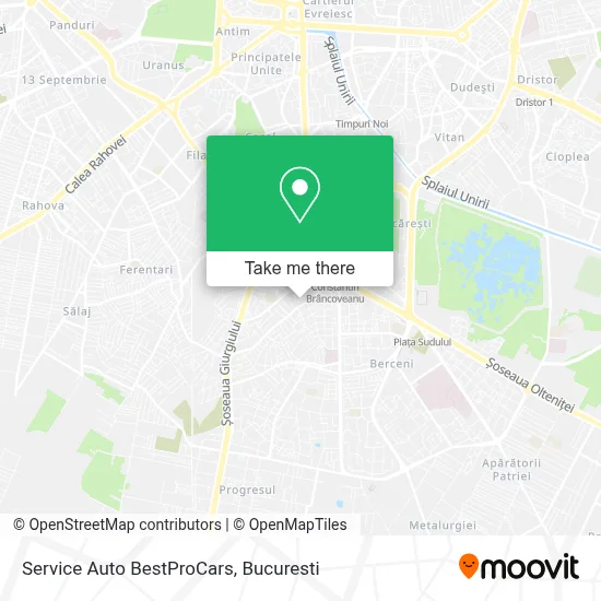 Service Auto BestProCars map