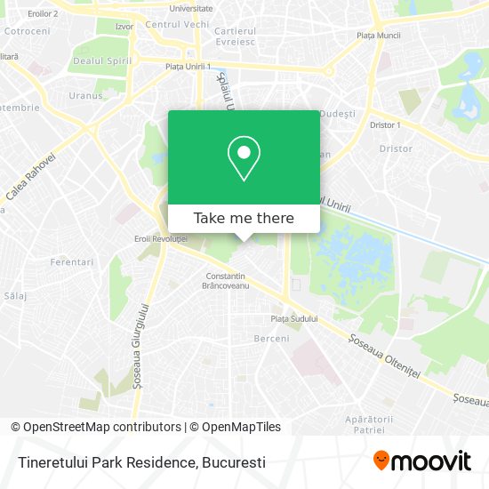 Tineretului Park Residence map