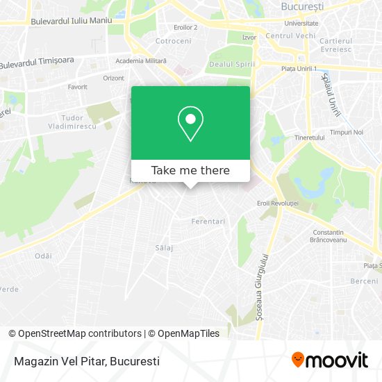 Magazin Vel Pitar map