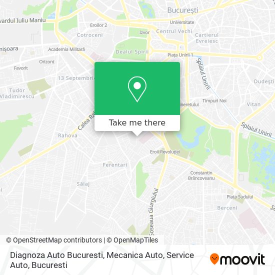 Diagnoza Auto Bucuresti, Mecanica Auto, Service Auto map