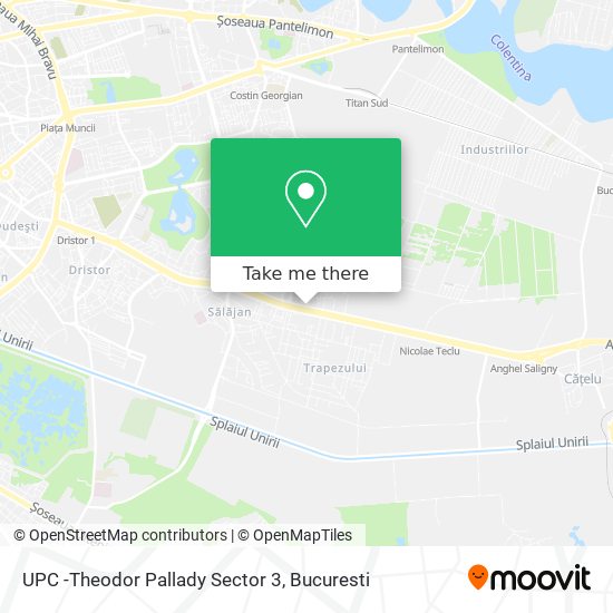 UPC -Theodor Pallady Sector 3 map