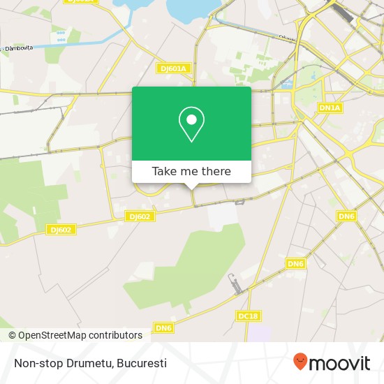 Non-stop Drumetu map