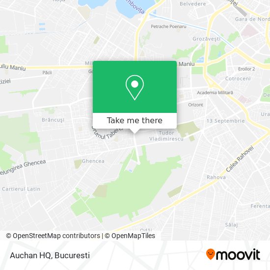 Auchan HQ map