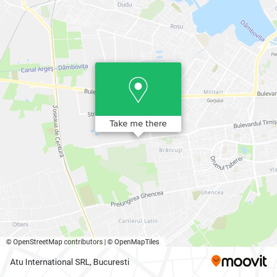 Atu International SRL map