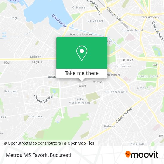 Metrou M5 Favorit map