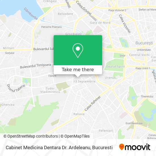 Cabinet Medicina Dentara Dr. Ardeleanu map