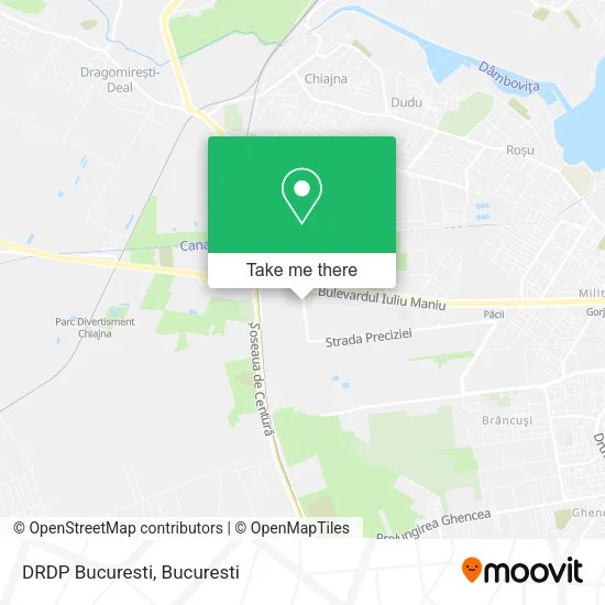 DRDP Bucuresti map