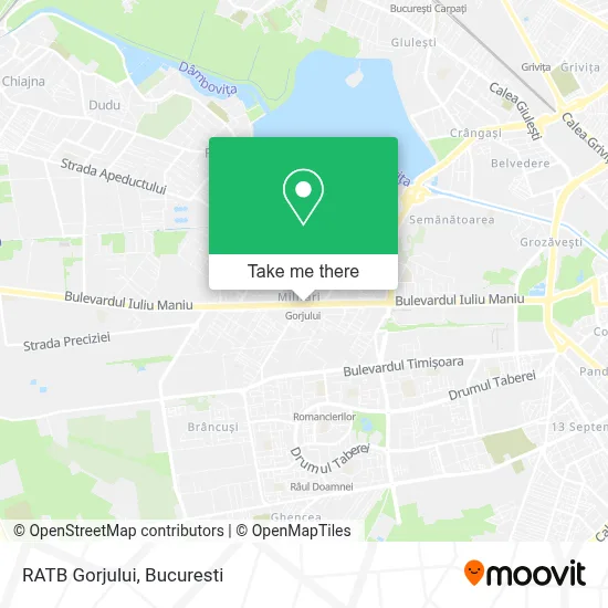 RATB Gorjului map