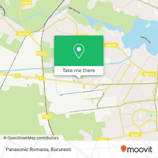 Panasonic Romania map