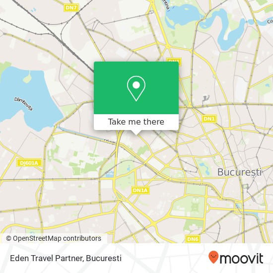 Eden Travel Partner map