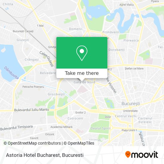 Astoria Hotel Bucharest map