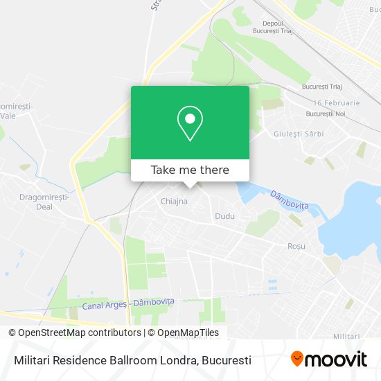 Militari Residence Ballroom Londra map