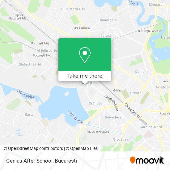 Genius After School map
