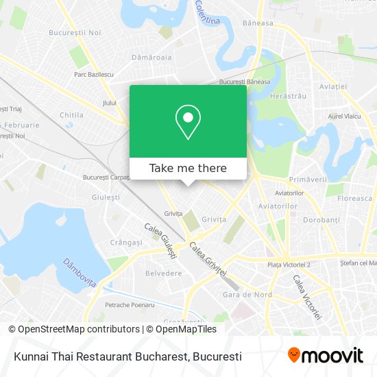 Kunnai Thai Restaurant Bucharest map