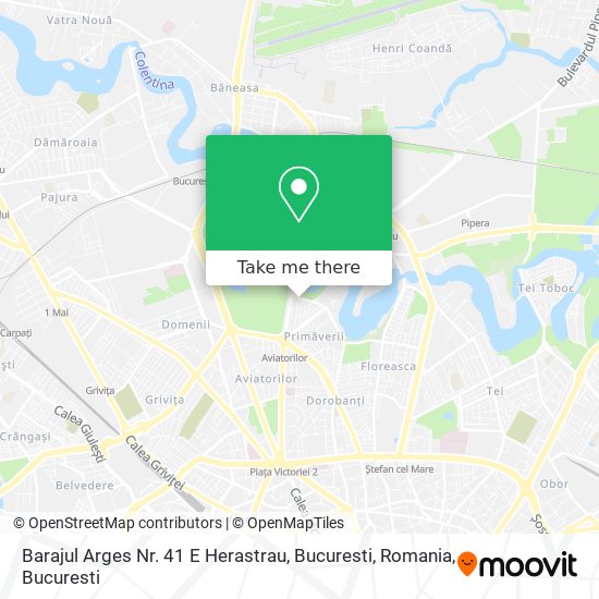 Barajul Arges Nr. 41 E Herastrau, Bucuresti, Romania map