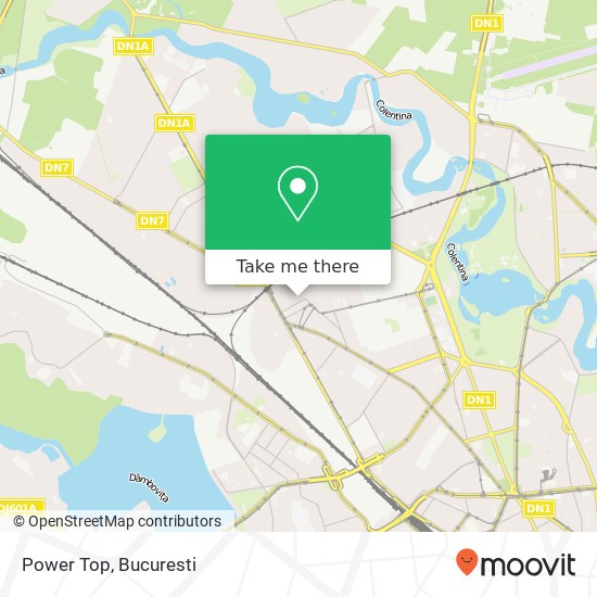 Power Top map