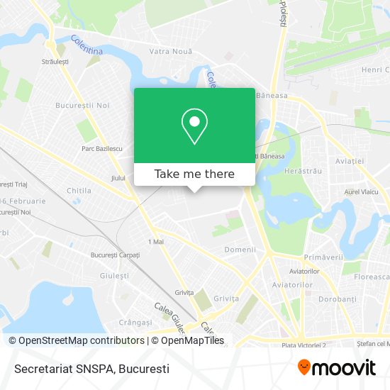 Secretariat SNSPA map