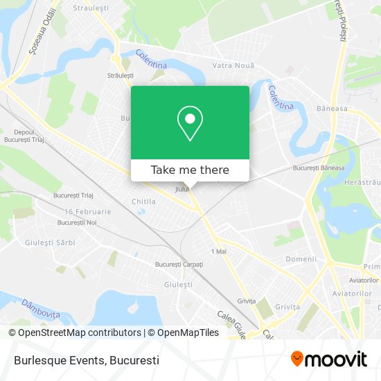 Burlesque Events map