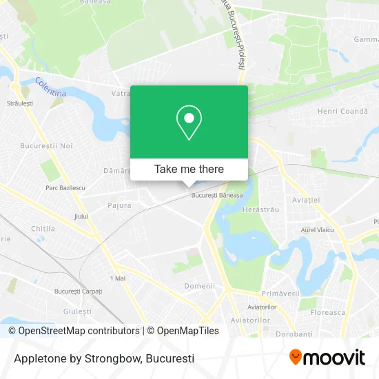 Appletone by Strongbow map