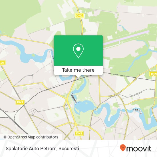 Spalatorie Auto Petrom map