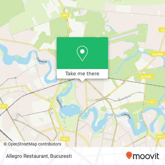 Allegro Restaurant map