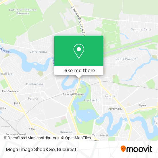 Mega Image Shop&Go map